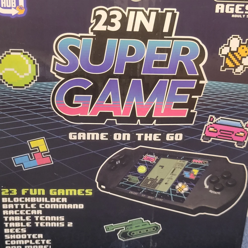 23-in-1 Super Game Console - Black